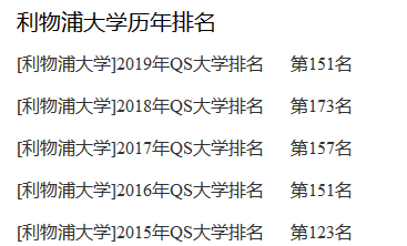 利物浦大学认可度怎么样?世界排名第几?申请条件有哪些?