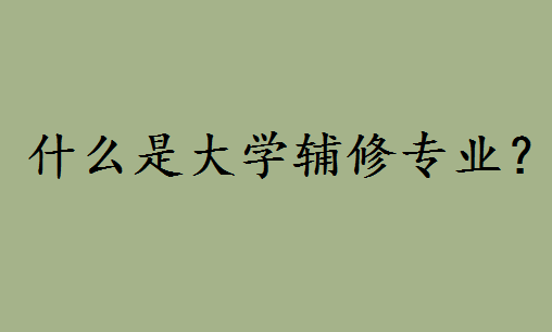 什么是大学的辅修专业可以考研吗?大学辅修专业有用吗要求如何