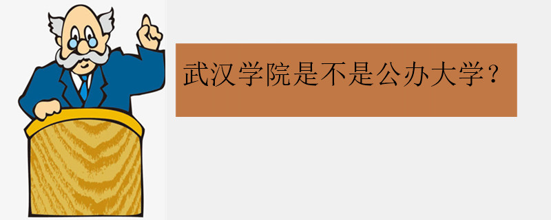 武汉学院是不是公办大学