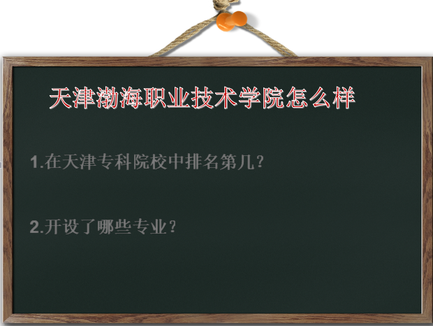 天津渤海职业技术学院怎样在天津排名第几?有哪些专业