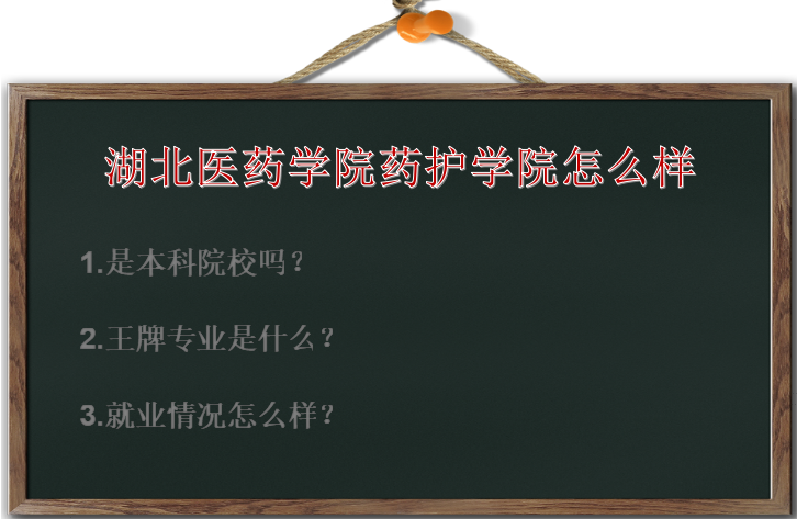 湖北医药学院药护学院怎样是本科吗?王牌专业是什么?