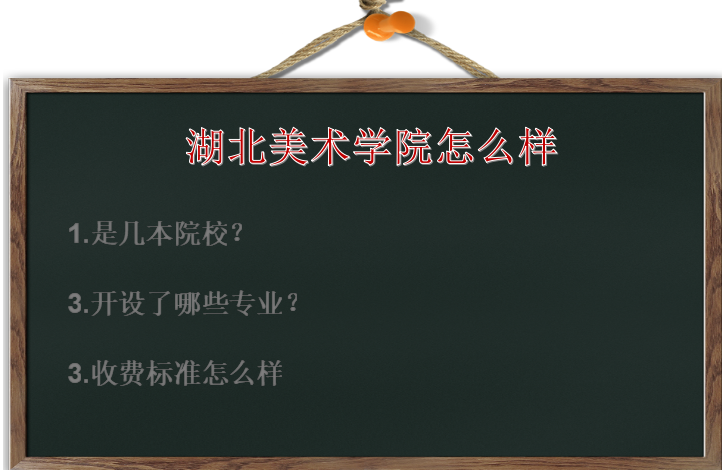 湖北美术学院怎么样是几本?有什么专业?收费标准高吗