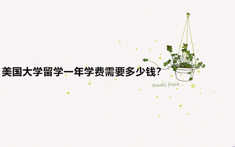 美国大学排行榜前十有哪些学校?美国大学留学一年学费需要多少钱