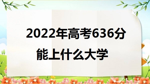 2023߿636ʲôѧ 636ܱʲôѧУʲô