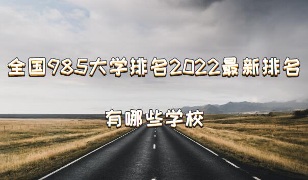 ȫ985ѧ2022985ѧЩѧУ
