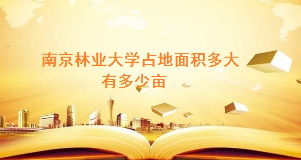 1663743383953546.jpg 南京林业大学占地面积多大 有多少亩?