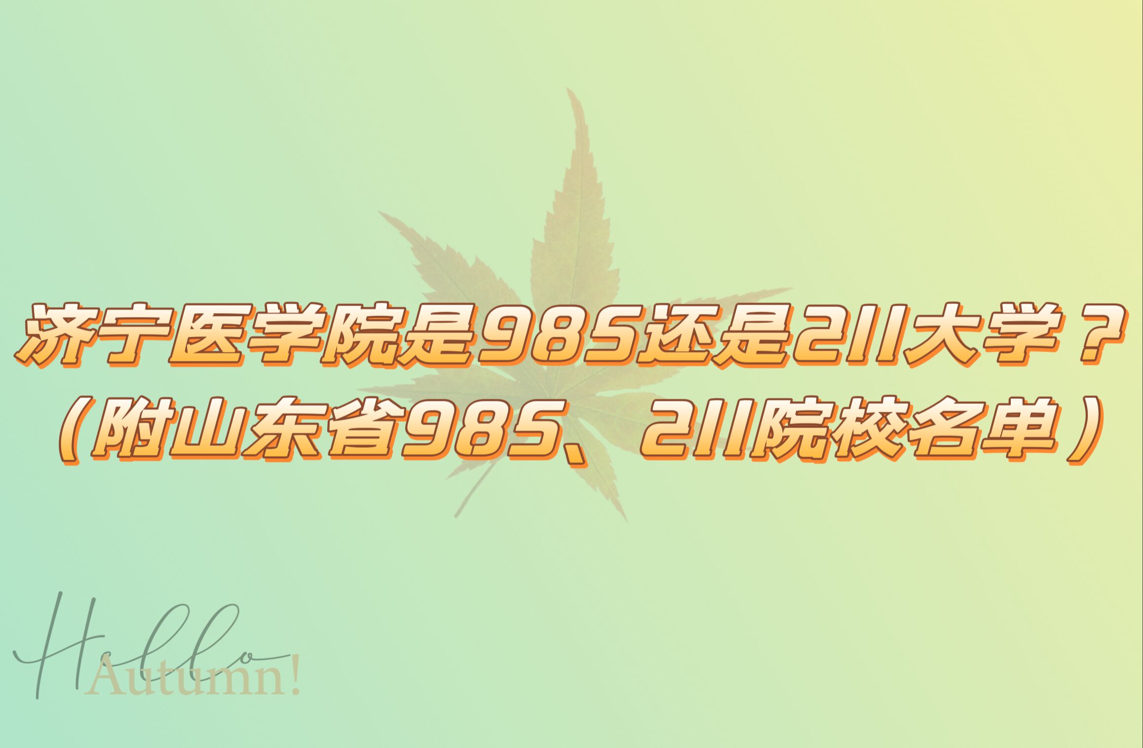 ҽѧԺ985211ѧɽʡ985211ԺУ