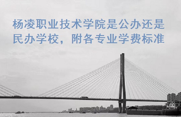 1666768060617575.jpg 杨凌职业技术学院是公办还是民办学校,附各专业学费标准!